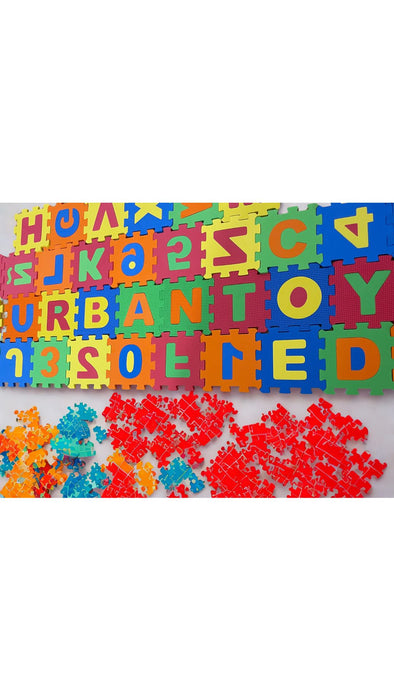 Covoraș Puzzle Educațional Alfabet & Cifre – EVA Soft Foam