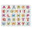 Puzzle educativ din lemn cu litere (A-Z)