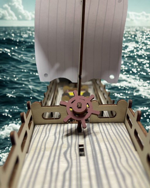 🌊 Puzzle 3D Corabia Negustorilor de Mătase