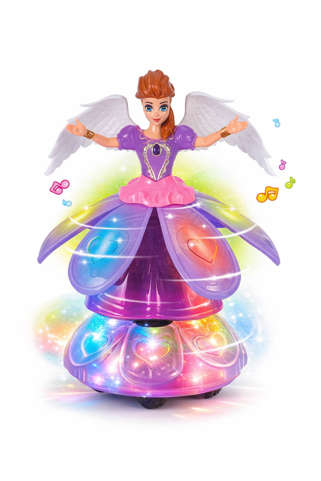 Jucărie interactivă Angel Girl cu lumini și muzică – Prințesă înger pentru copii 3+