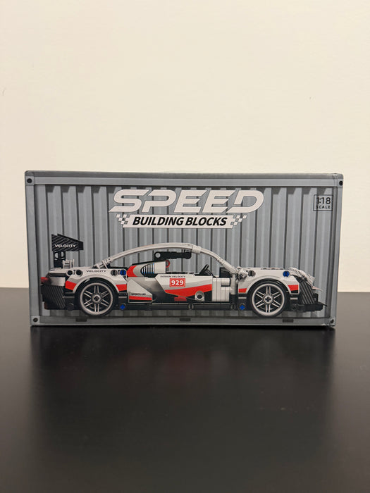 🏎️ Set Construcție Mașină Sport Speed Building Blocks, Scara 1:18 (455 piese)