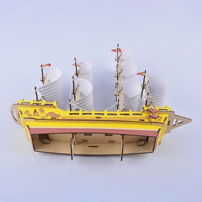 🌊 Puzzle 3D Corabia Negustorilor de Mătase