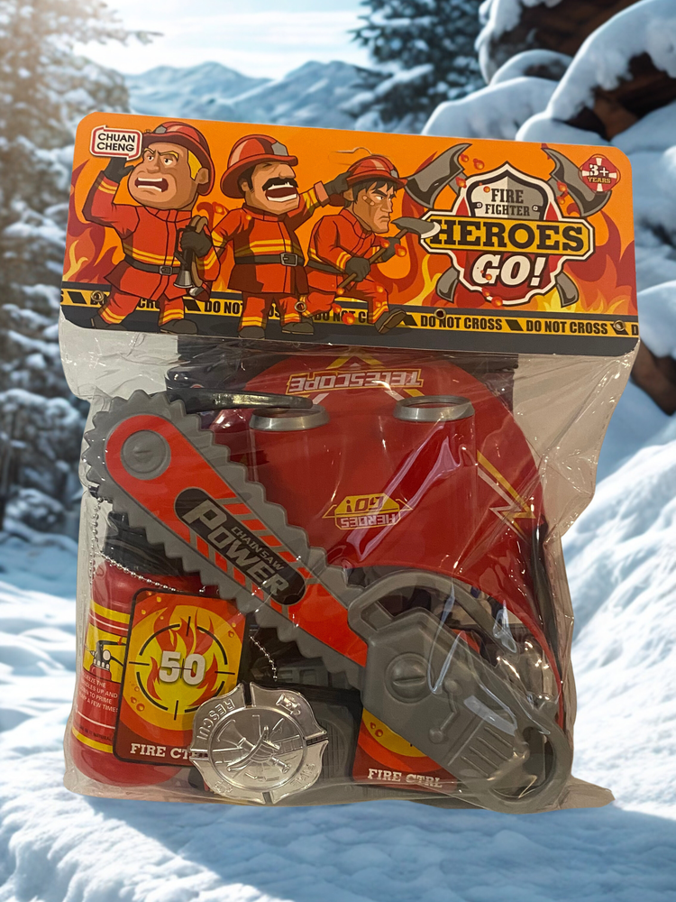 🚒 Set Jucării Pompieri – Fire Fighter Heroes Go!  Joc de rol | 3+ ani