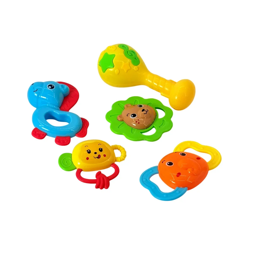 👶 Set Zornăitoare și Jucării Baby Rattle pentru Bebeluși – Multicolor, 0+ luni