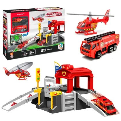 Statie pompieri 24 piese