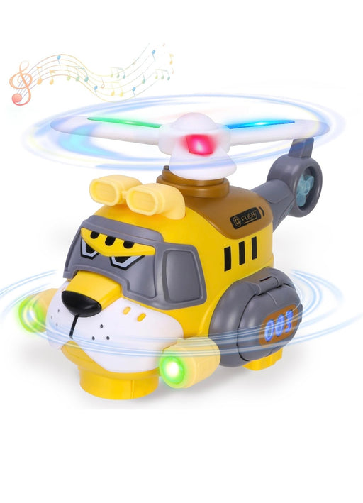 🚁 Elicopter Interactiv cu Lumină & Sunet – Model Animal Fun