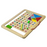 🧠 Tablă Educativă Magnetică din Lemn – Alfabet, Cifre, Forme Geometrice & Marker , Creta