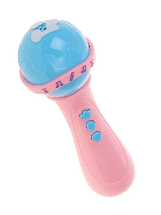 🎤 Microfon Muzical pentru Copii cu Lumini și Sunete – Jucărie Interactivă 18+ luni