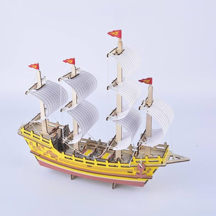 🌊 Puzzle 3D Corabia Negustorilor de Mătase