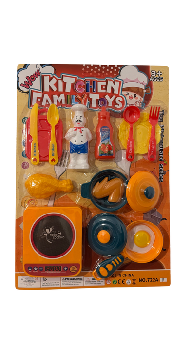 Set Bucătărie pentru Copii „Kitchen Family Toys” 🍳👩‍🍳