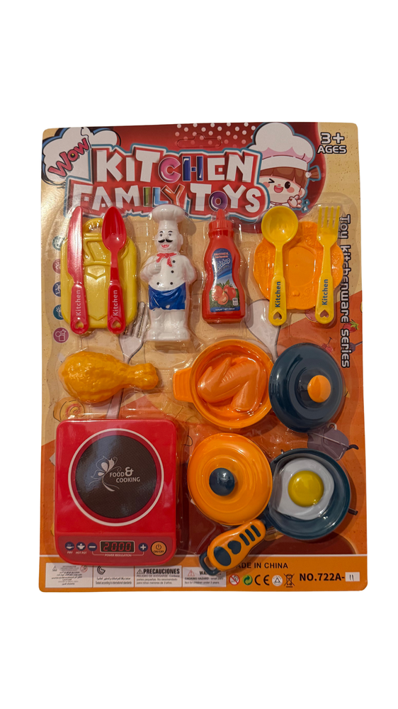 Set Bucătărie pentru Copii „Kitchen Family Toys” 🍳👩‍🍳