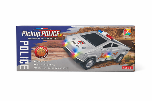 Mașină de poliție de jucărie cu lumini și sunete – Pickup Police Car