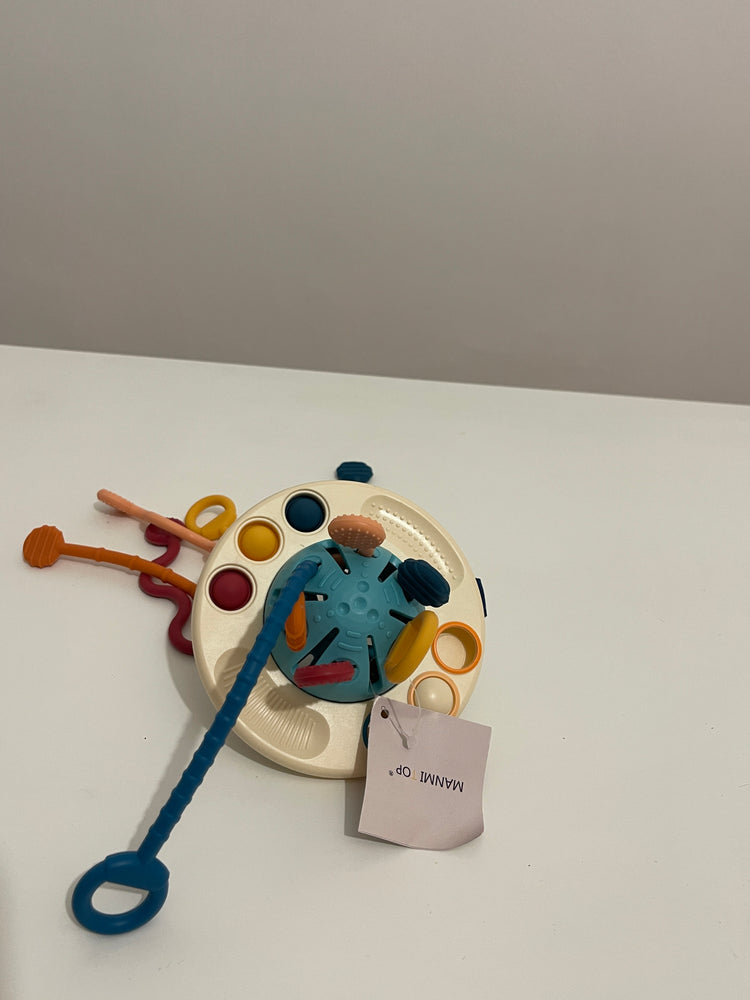 🛸 Jucărie Senzorială Tip UFO – Descoperire Tactilă pentru Bebeluși Curioși