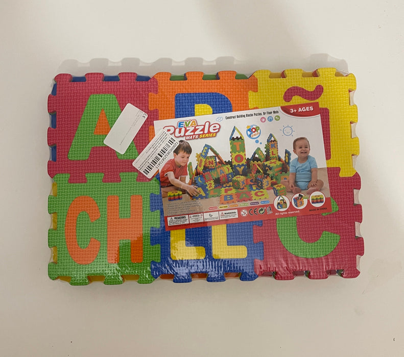 Covoraș Puzzle Educațional Alfabet & Cifre – EVA Soft Foam