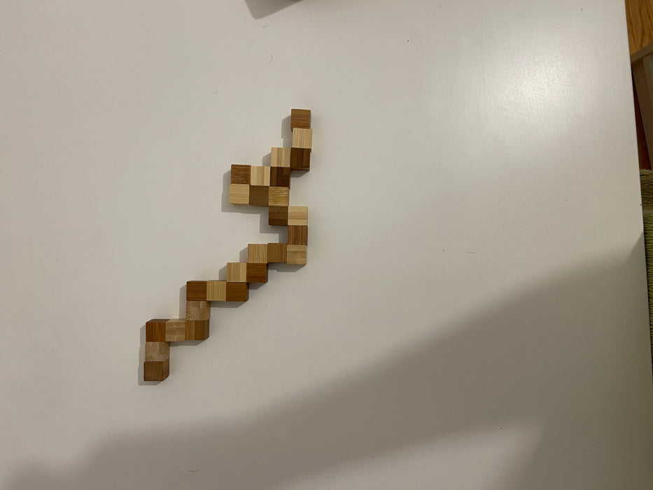 Cobra Puzzle din Lemn – Cub Inteligent Flexibil