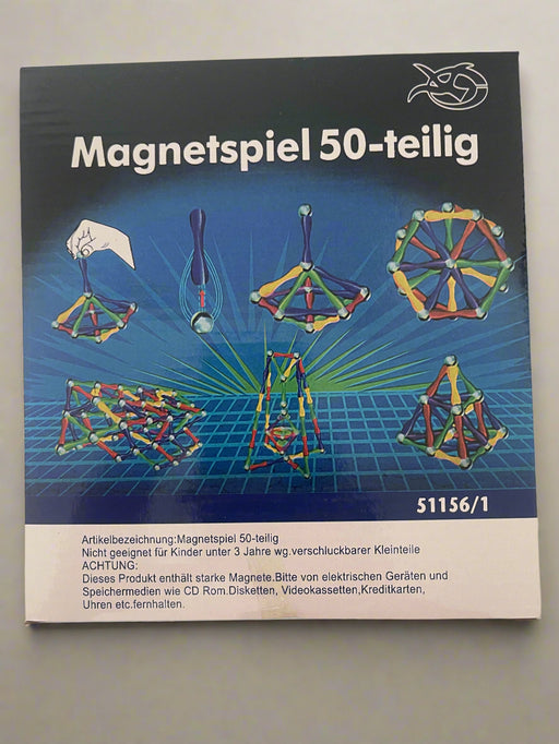 Construcții magnetice 3D – Set educativ STEM 50 piese
