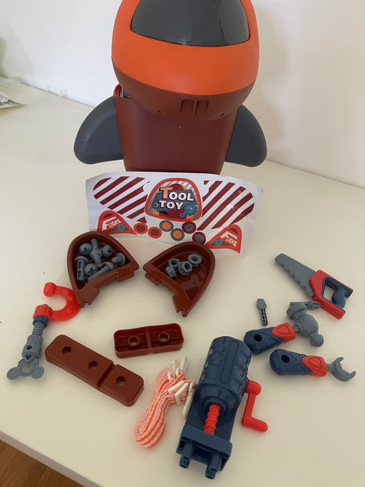 ✈️ Avion Interactiv cu Set de Unelte – Jucărie Educativă de Construcție