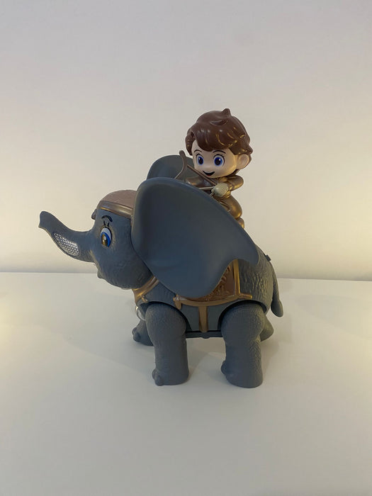 🐘 Elefant Magic cu Călăreț – Jucărie Interactivă cu Lumină, Muzică și Abur Aromaterapie