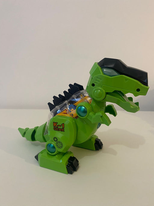 🦖 Dinozaur Mecanic cu Lumină & Sunet – Gear Drive K-1