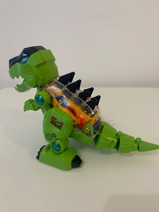 🦖 Dinozaur Mecanic cu Lumină & Sunet – Gear Drive K-1