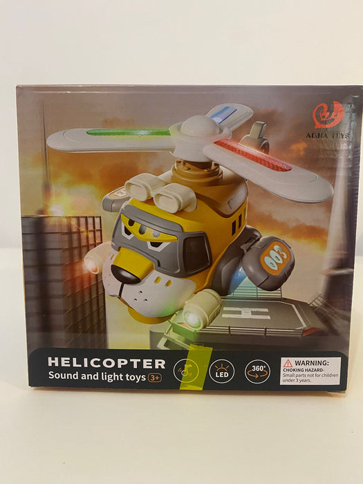 🚁 Elicopter Interactiv cu Lumină & Sunet – Model Animal Fun